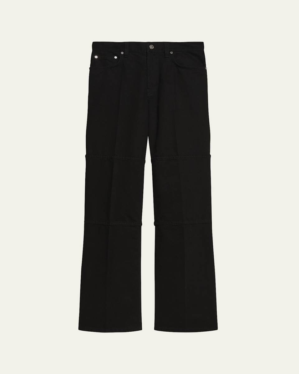 Straight-Leg Carpenter Jeans with Zips